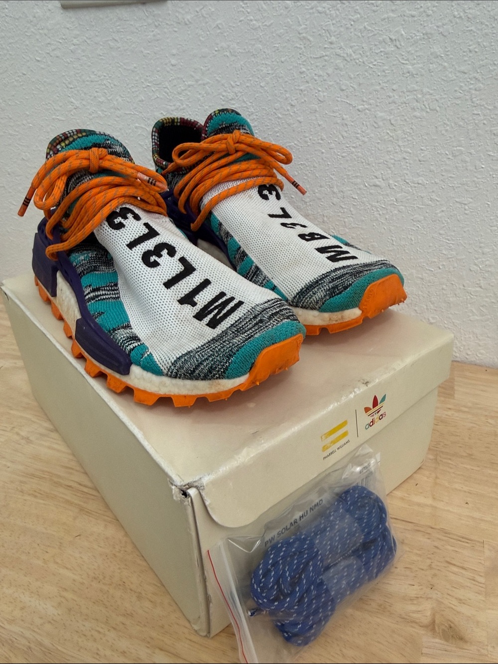 Adidas X Pharrell HU Solar Track Blue & Orange